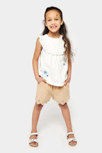 Load image into Gallery viewer, Mothercare Embroidered T-Shirt and Shorts Set

