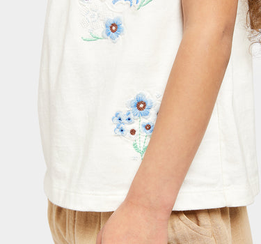 Mothercare Embroidered T-Shirt and Shorts Set