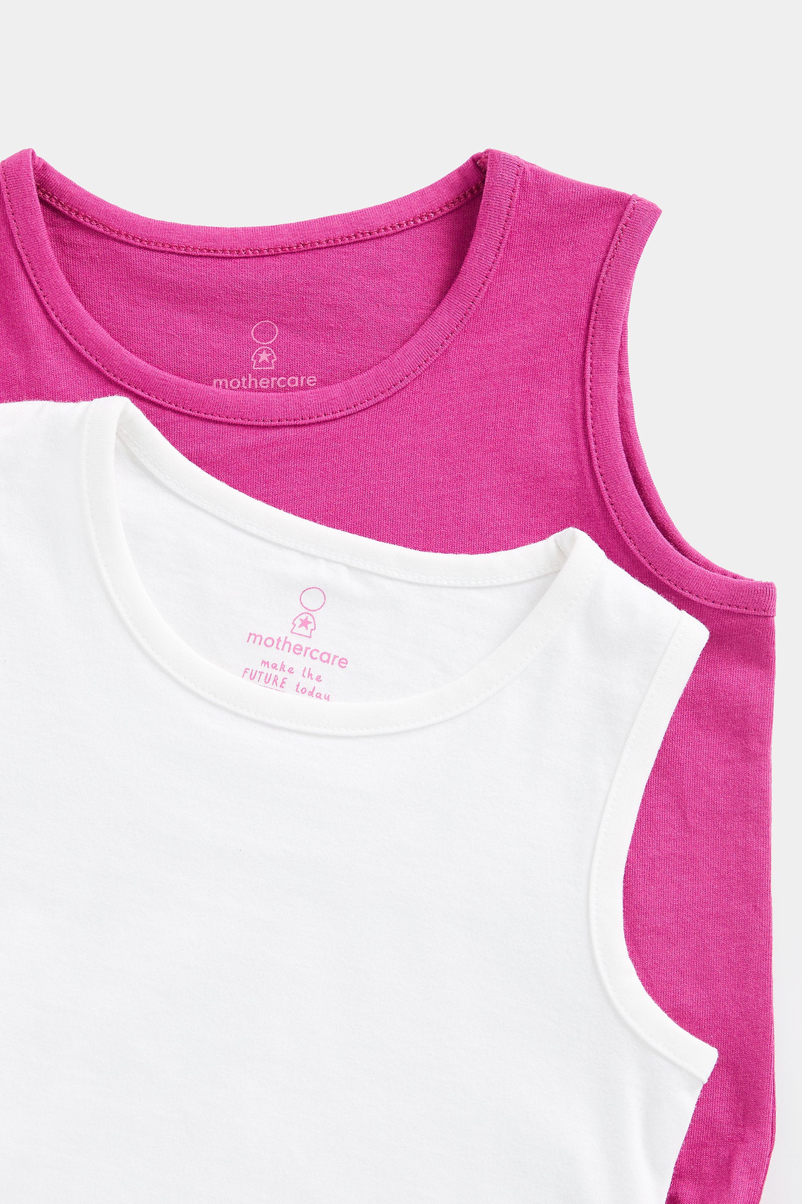 Mothercare Sleeveless T-Shirts - 2 pack