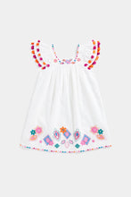 Load image into Gallery viewer, Mothercare White Embroidered Dress
