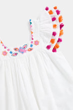 Load image into Gallery viewer, Mothercare White Embroidered Dress
