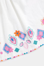 Load image into Gallery viewer, Mothercare White Embroidered Dress
