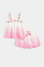 Load image into Gallery viewer, Mothercare Ombre Top and Shorts Set
