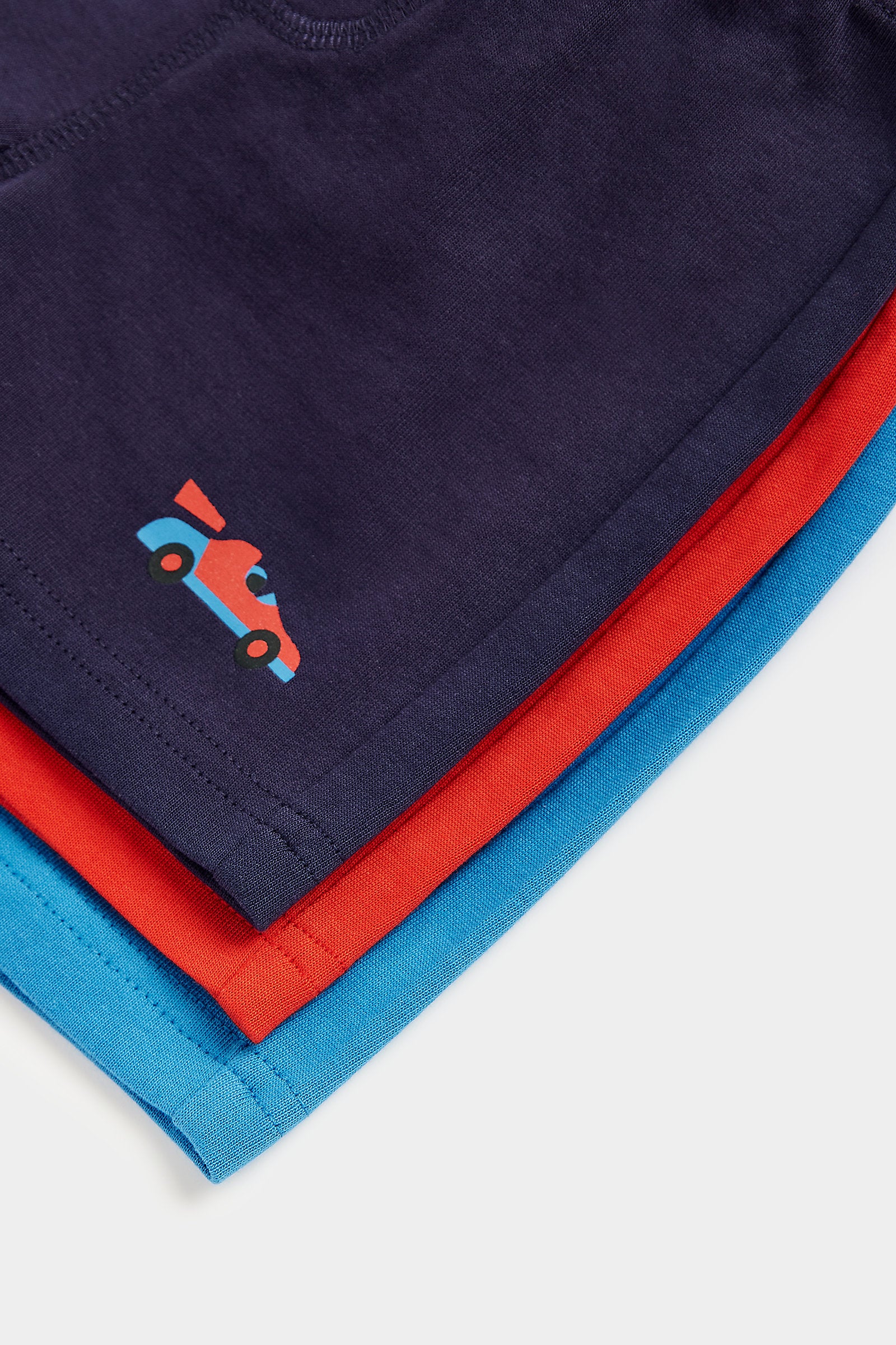 Mothercare Racing Car Jersey Shorts - 3 Pack