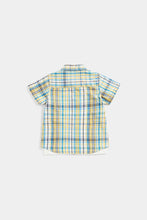 Load image into Gallery viewer, Mothercare Checked Shirt and Whale T-Shirt Set
