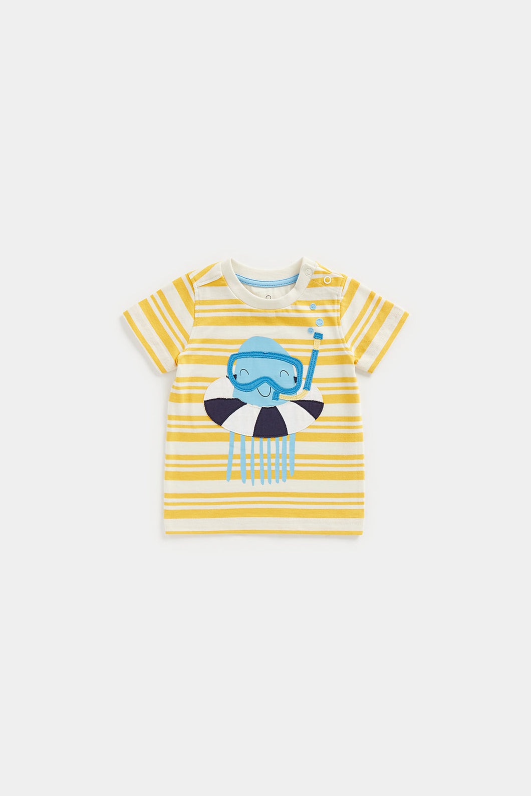 Mothercare Striped Octopus T-Shirt