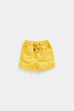 Load image into Gallery viewer, Mothercare Yellow Poplin Shorts
