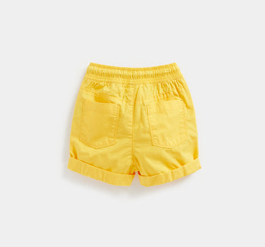 Mothercare Yellow Poplin Shorts