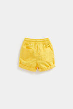 Load image into Gallery viewer, Mothercare Yellow Poplin Shorts
