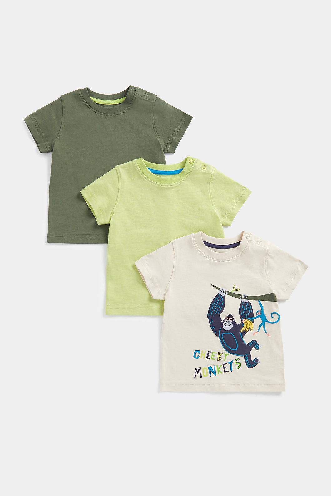 Cheeky Monkey T-Shirts - 3 Pack