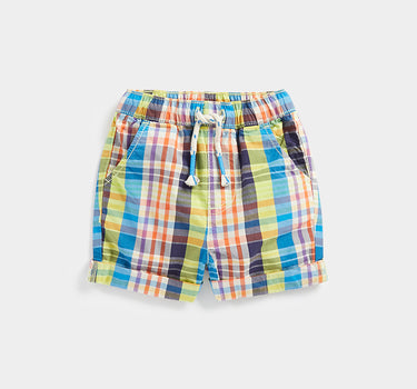 Mothercare Check Poplin Shorts