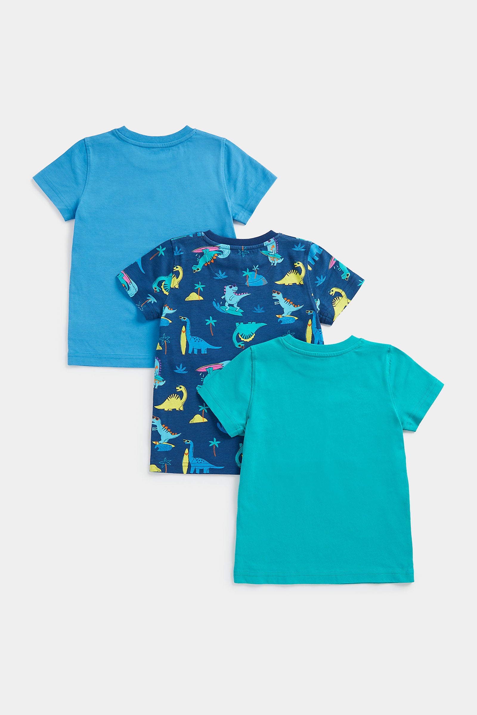 Mothercare Tropical Dino T-Shirts - 3 Pack