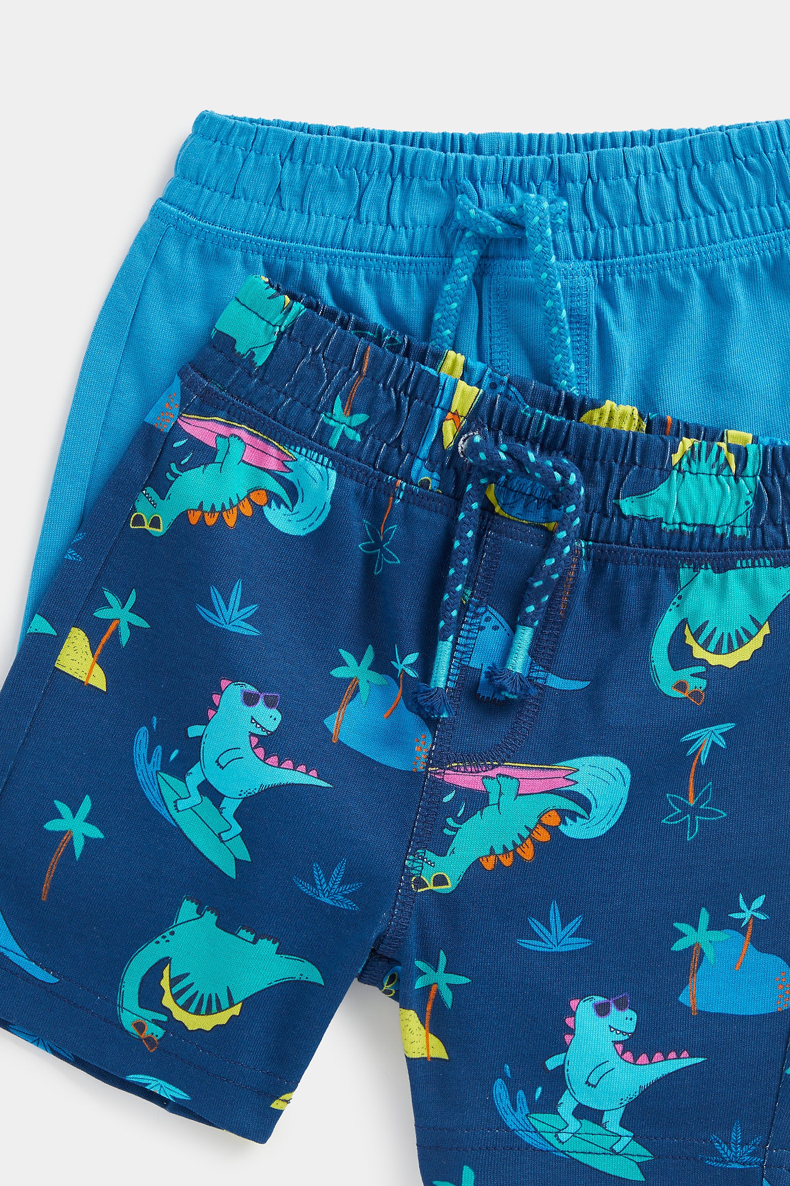 Mothercare Dino Surf Jersey Shorts - 3 Pack