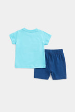 Load image into Gallery viewer, Mothercare Dinosaur T-Shirt and Shorts Set
