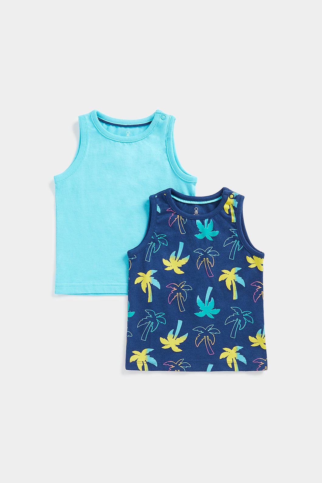 Mothercare Tropical Vest T-Shirts - 2 Pack
