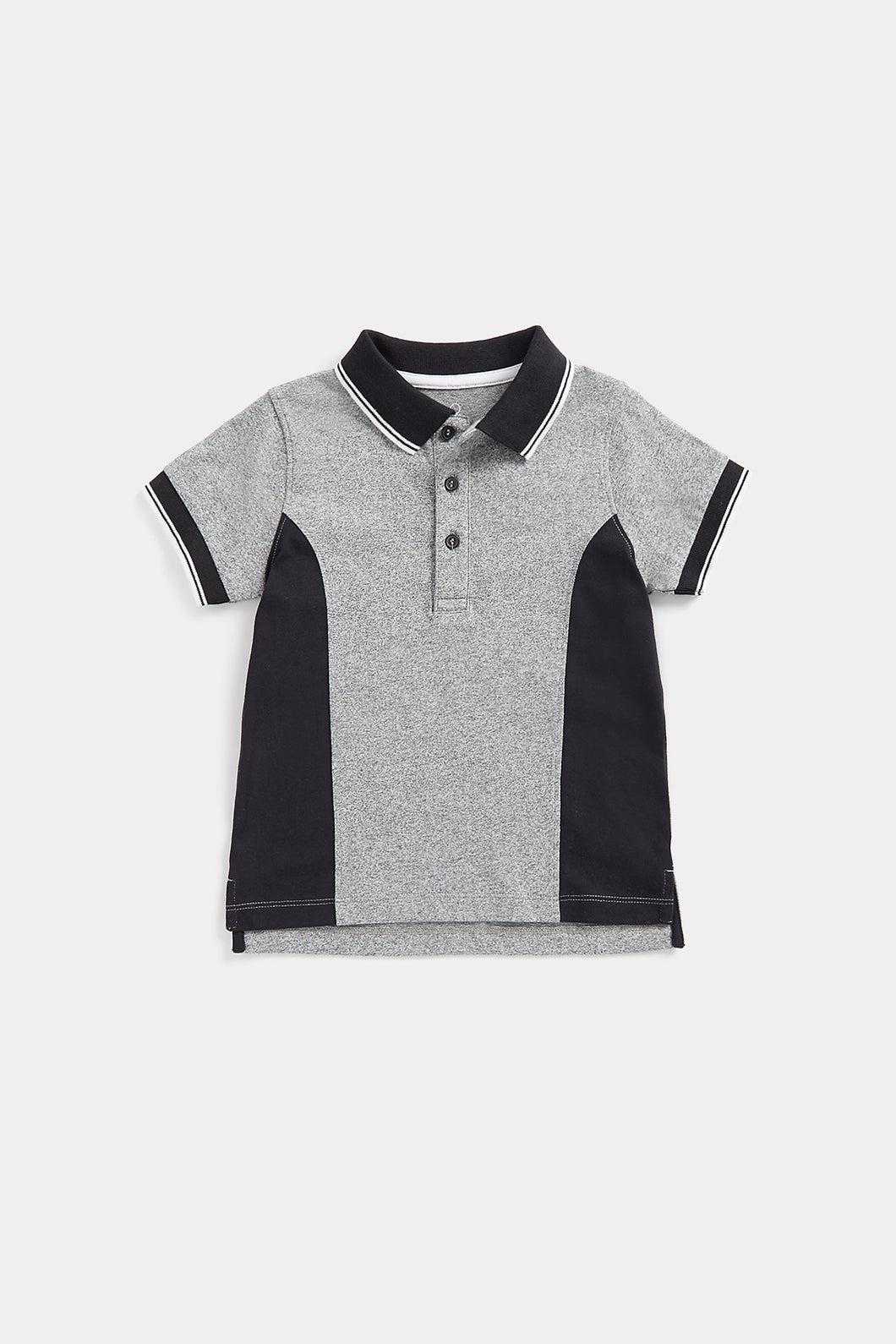 Mothercare Grey and Black Polo Shirt