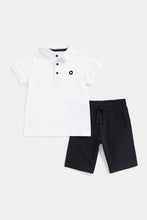 Load image into Gallery viewer, Mothercare Polo Shirt and Shorts Set
