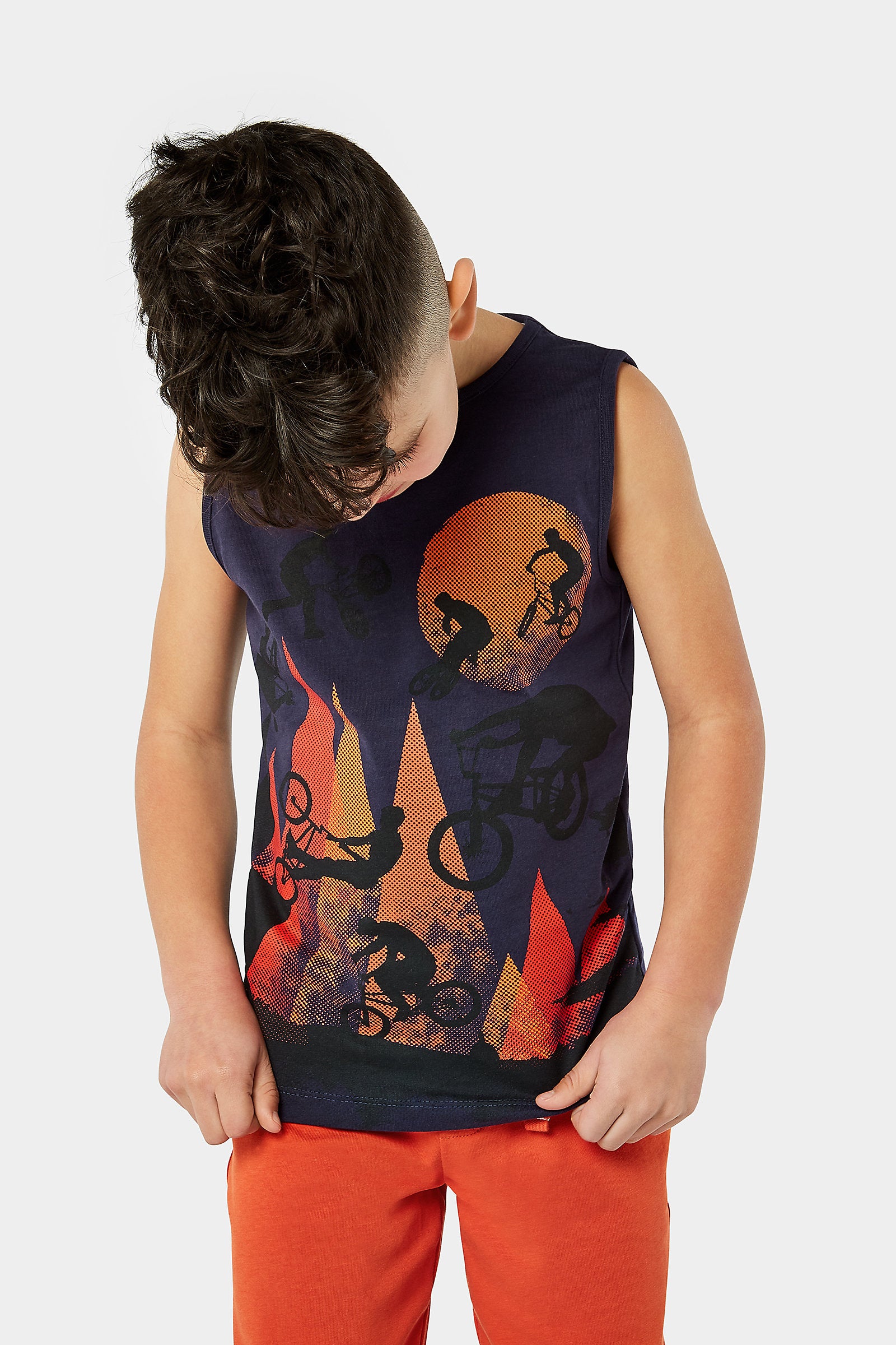 Mothercare Cycle Vest T-Shirts - 2 Pack