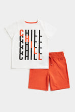 Load image into Gallery viewer, Mothercare Chill T-Shirt and Shorts Set
