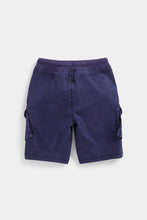 Load image into Gallery viewer, Mothercare Navy Cargo Shorts
