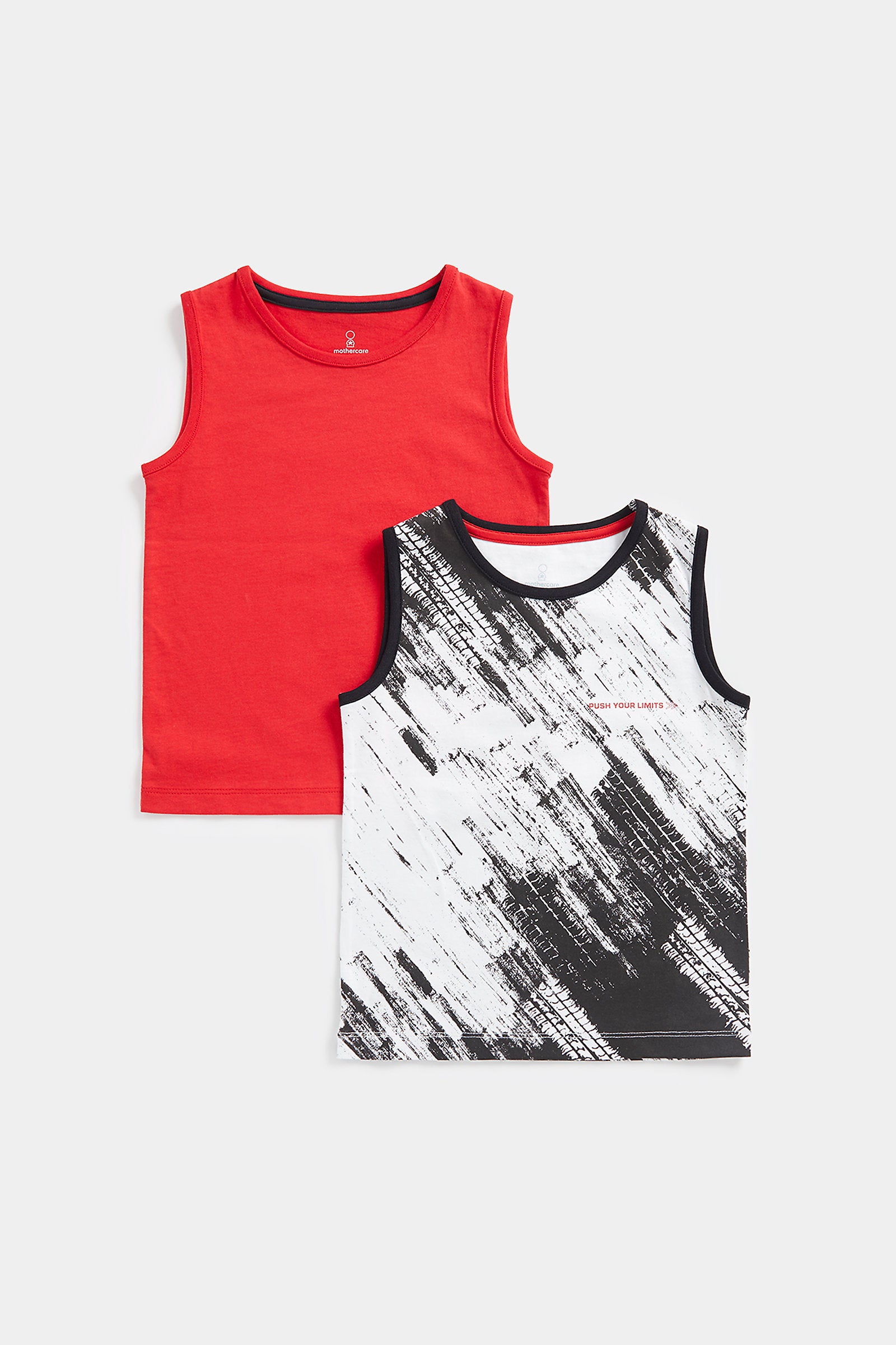 Mothercare Push Limits Vest T-Shirts - 2 Pack