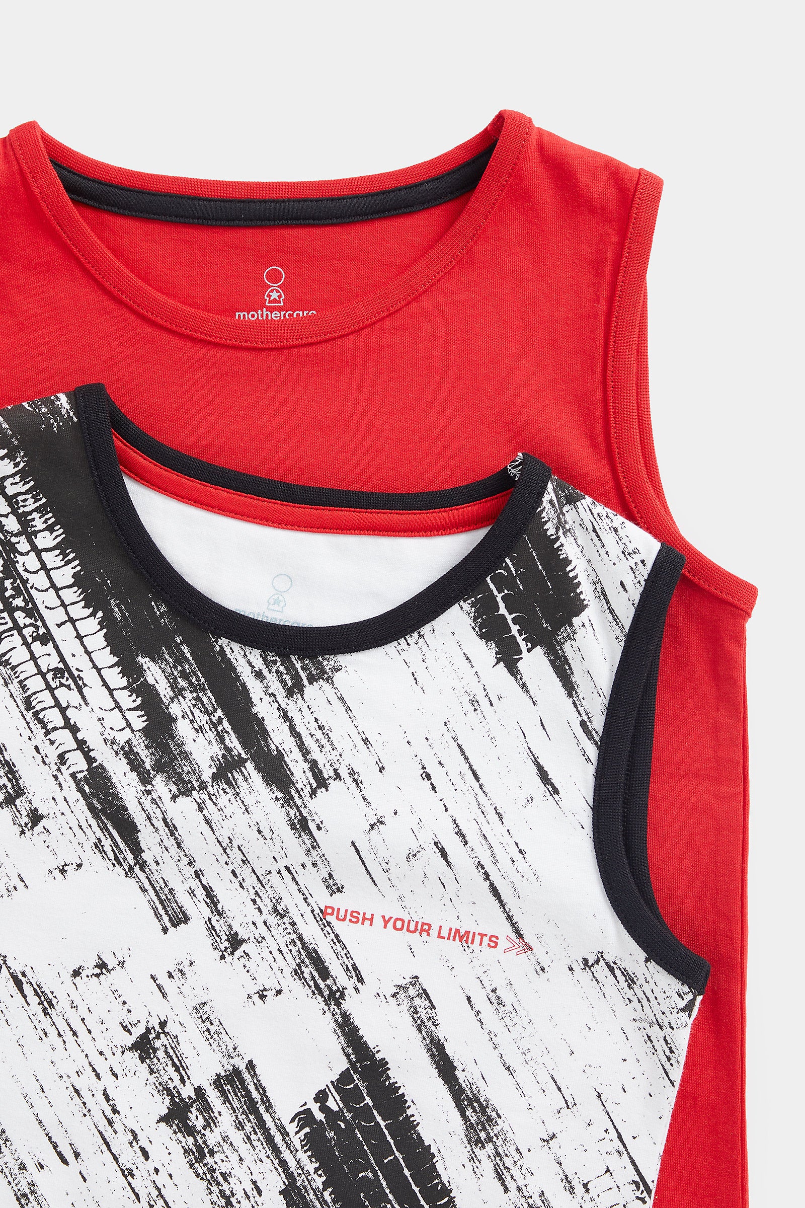 Mothercare Push Limits Vest T-Shirts - 2 Pack