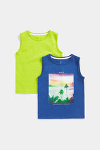 Load image into Gallery viewer, Mothercare Beach Vest T-Shirts - 2 Pack

