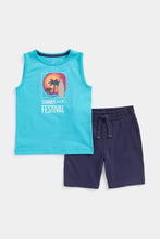 Load image into Gallery viewer, Mothercare Vest T-Shirt and Shorts Set
