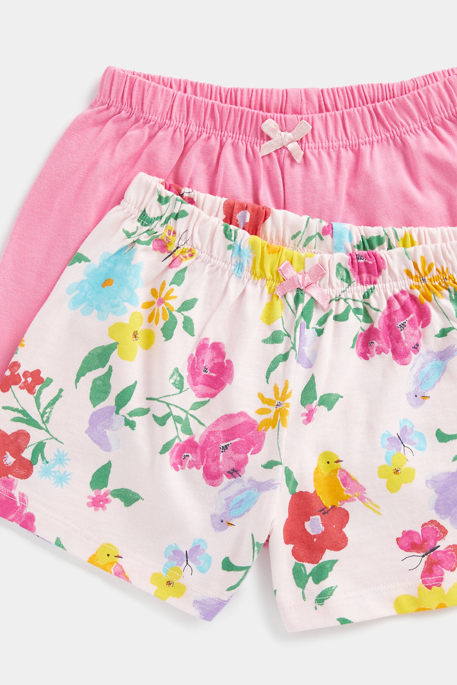 Mothercare Garden Floral Shortie Pyjamas - 2 Pack