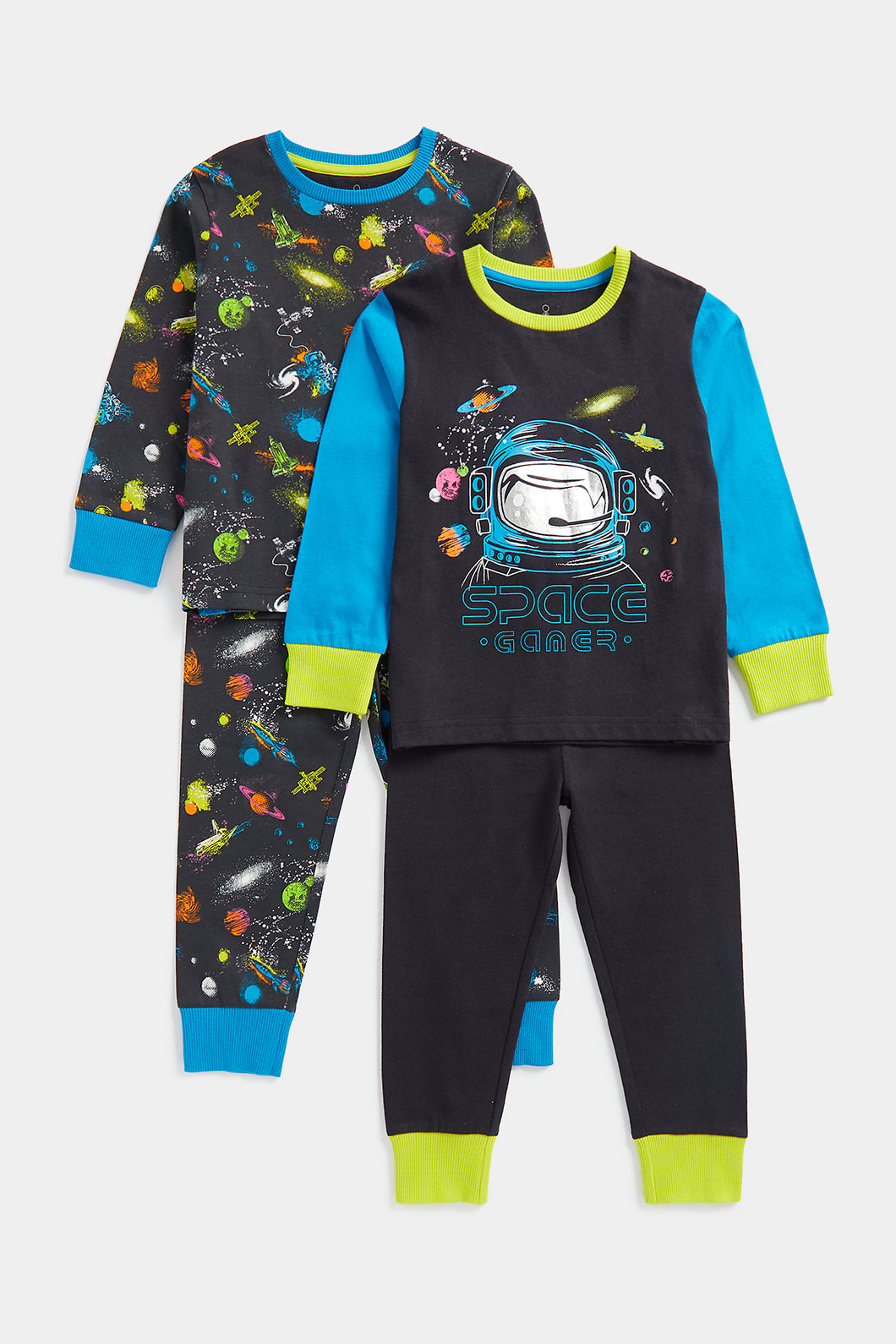 Mothercare Space Gamer Pyjamas - 2 Pack