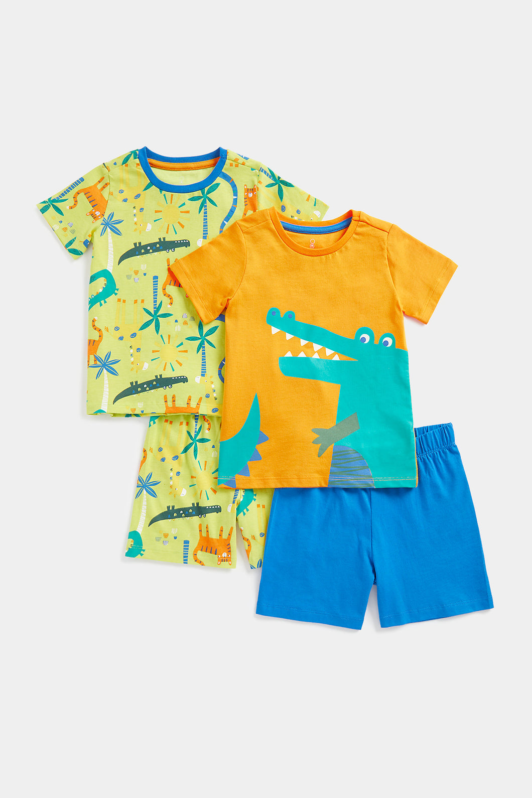 Mothercare Crocodile Shortie Pyjamas - 2 Pack