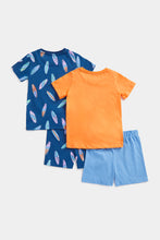 Load image into Gallery viewer, Mothercare Surfs Up Shortie Pyjamas - 2 Pack
