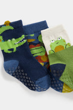 Load image into Gallery viewer, Mothercare Animal Slip-Resist Socks - 3 Pack
