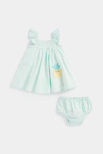 Load image into Gallery viewer, Mothercare Gingham Dress and Knickers Set

