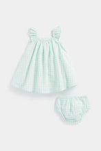 Load image into Gallery viewer, Mothercare Gingham Dress and Knickers Set
