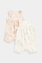 Load image into Gallery viewer, Mothercare Seashell Cove Rompers - 2 Pack
