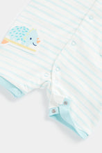 Load image into Gallery viewer, Mothercare Dino Striped Romper

