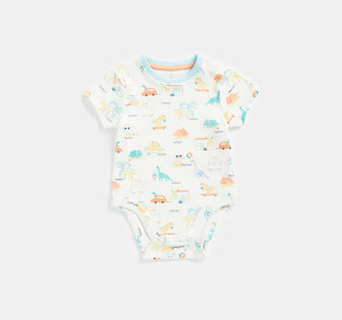 Mothercare Dino Bibshorts and Bodysuit Set