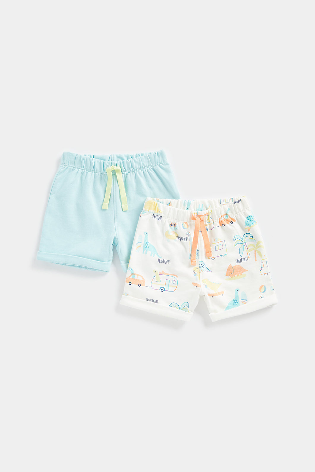Mothercare Dino Jersey Shorts - 2 Pack