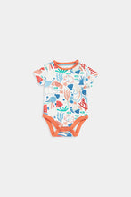 Load image into Gallery viewer, Mothercare Ocean Denim Bibshorts and Bodysuit Set
