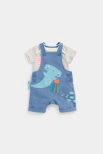 Load image into Gallery viewer, Mothercare Ocean Bibshorts and Bodysuit Set
