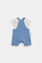 Load image into Gallery viewer, Mothercare Ocean Bibshorts and Bodysuit Set
