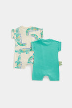 Load image into Gallery viewer, Mothercare Crocodile Rompers - 2 Pack
