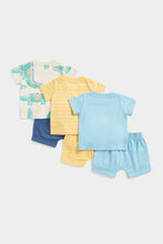 Load image into Gallery viewer, Mothercare Tropical T-Shirts and Shorts - 6 Piece
