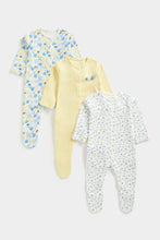 Load image into Gallery viewer, Mothercare Flower Garden Sleepsuits - 3 Pack
