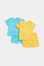 Load image into Gallery viewer, Mothercare Seaside Band Shortie Pyjamas - 2 Pack
