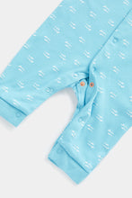 Load image into Gallery viewer, Mothercare Seaside Band Footless Sleepsuits - 3 Pack
