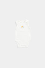 Load image into Gallery viewer, Mothercare Seaside Band Sleeveless Bodysuits - 5 Pack
