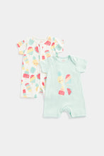 Load image into Gallery viewer, Mothercare Fruit Lolly Rompers - 2 Pack
