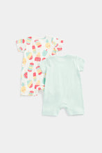 Load image into Gallery viewer, Mothercare Fruit Lolly Rompers - 2 Pack
